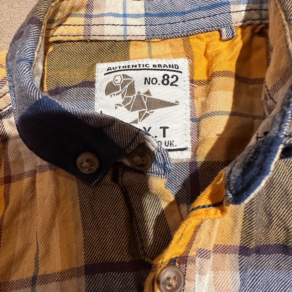 🎉BUNDLE 10 for $30🎉 NEXT DIRECT • boys’ plaid shirt - Picture 2 of 7